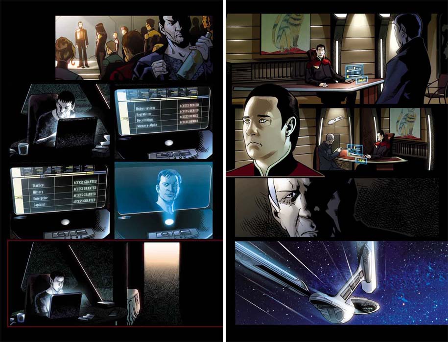 Star Trek Data. Pages 7&8 of Star Trek