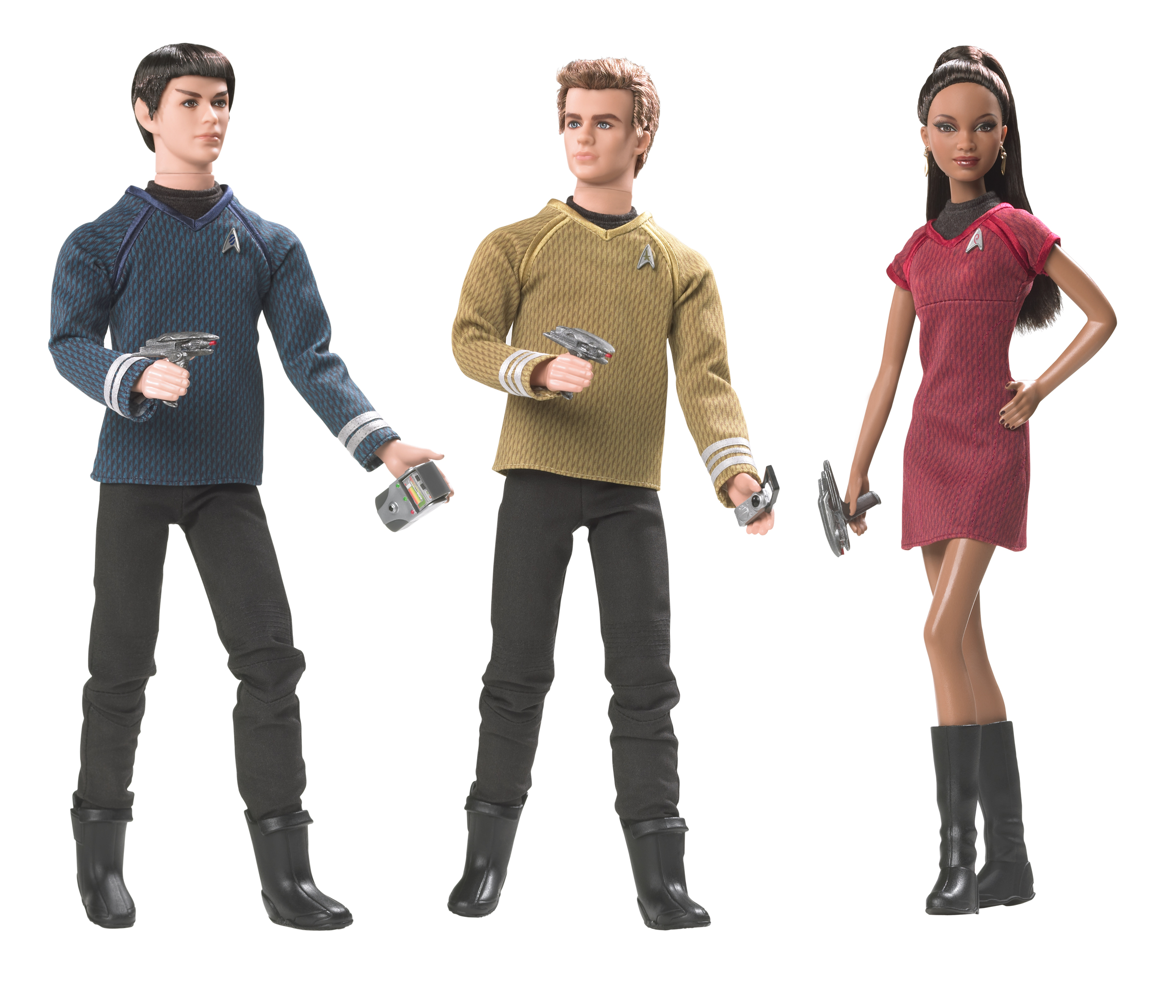 Detailed Look At Star Trek Movie Barbie Figures Including Detail On Prop Accessories