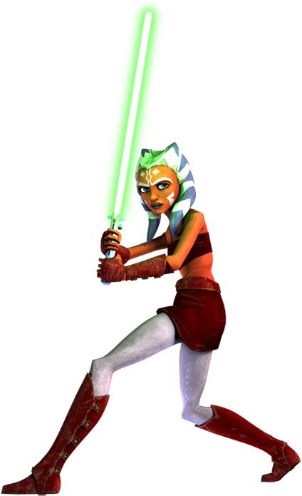  Star Wars: The Clone Wars. Ahsoka Tano, is a young Padawan to her master 