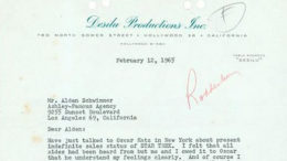 Gene Roddenberry letter Desilu