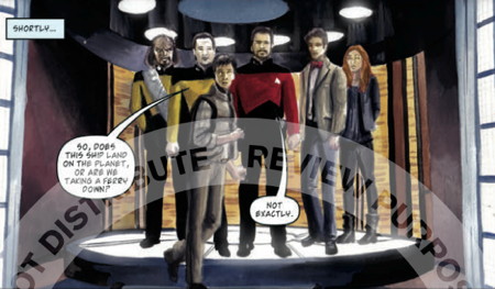 Star Trek: The Next Generation/Doctor Who crossover from IDW 2012