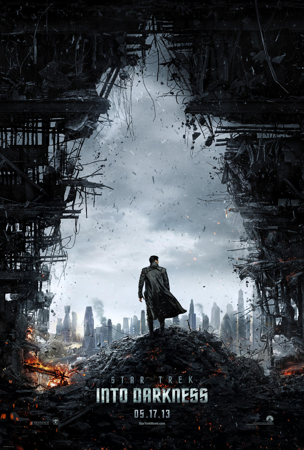Star Trek Into The Darkness 27x40 official D/S Movie Poster 