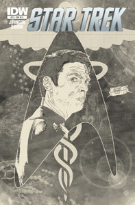 Star Trek #17 RI A cover art by Tim Bradstreet