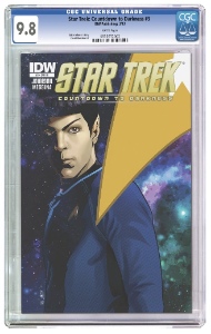 Star Trek: Countdown to Darkness #3 RI CGC, cover art by David Messina