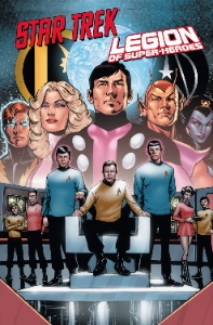 Star Trek / Legion of Super-Heroes Trade Paperback, cover art by Phil Jimenez
