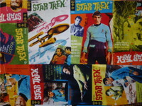 Star Trek comics fabric