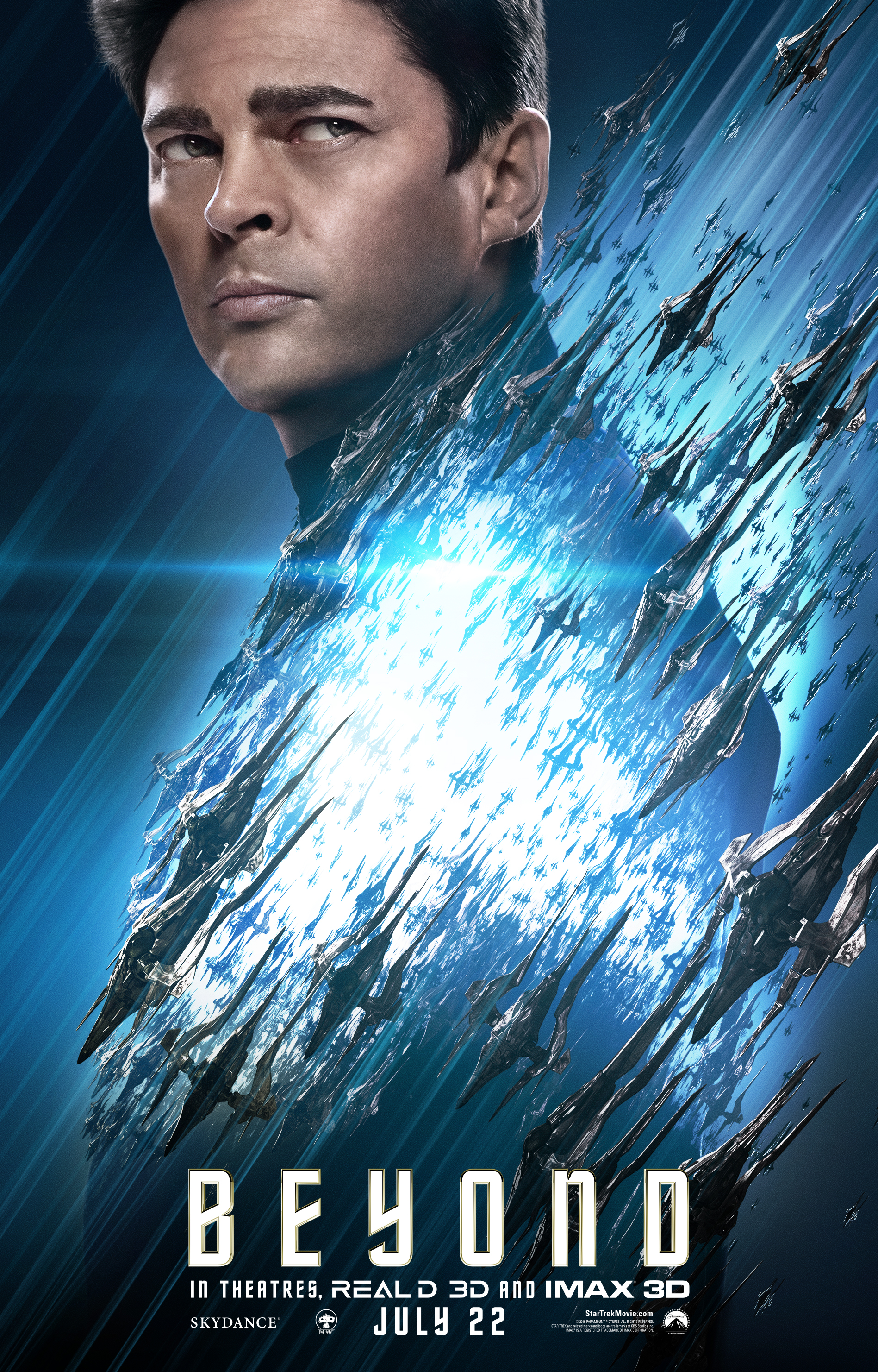 Three New STAR TREK BEYOND Character Posters Released Today Scotty