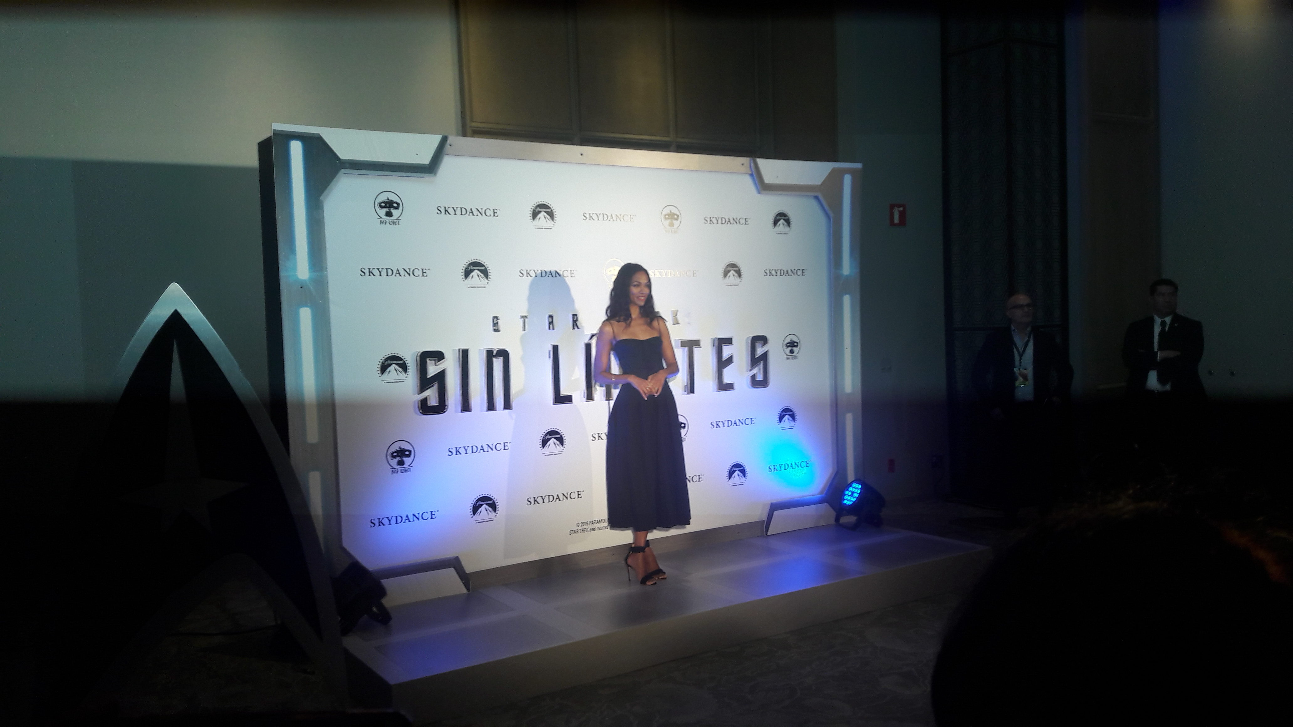 Zoe Saldana at Star Trek Sin Limites Premiere