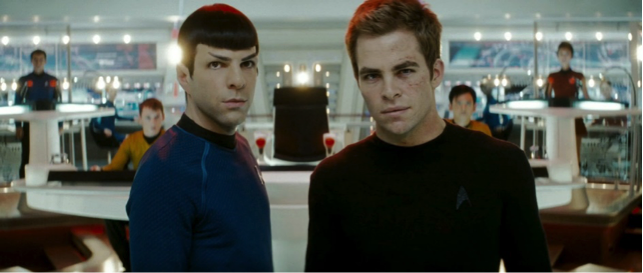 JJ Abrams Kirk and Spock