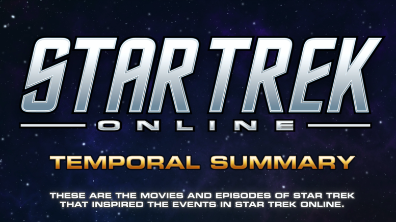 Star Trek Online Temporal Summary header image