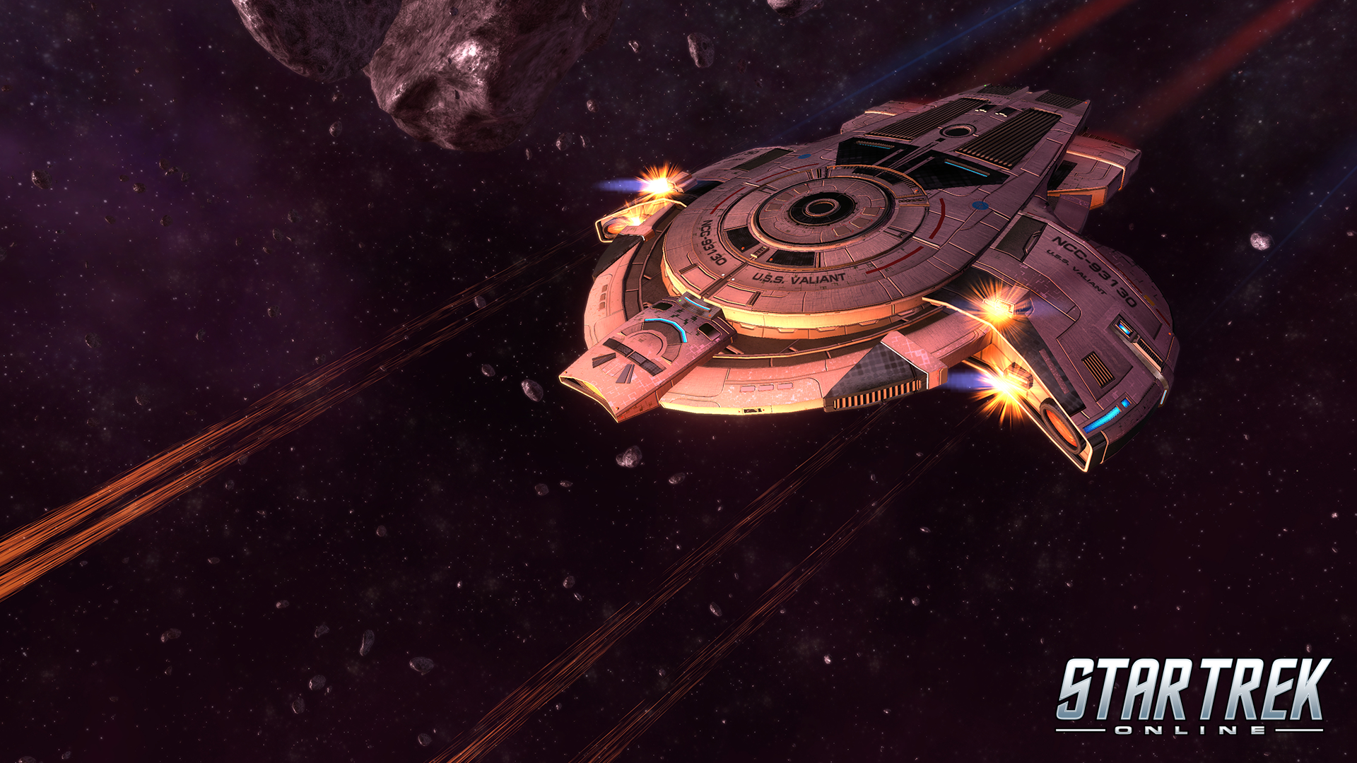 Star Trek Online Valiant-class Escort ship