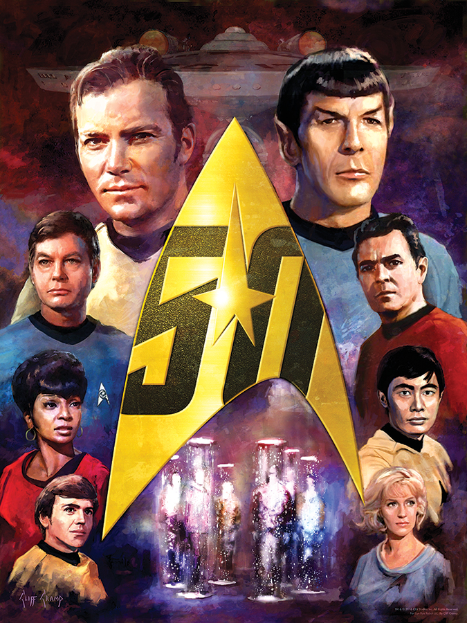 "TOS 50th Crew" by Cliff Cramp of Bye Bye Robot