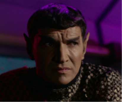 Romulan Keras played by Mark Lenard from "Balance of Terror"