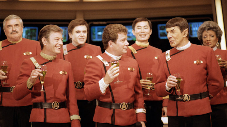 Star Trek toast