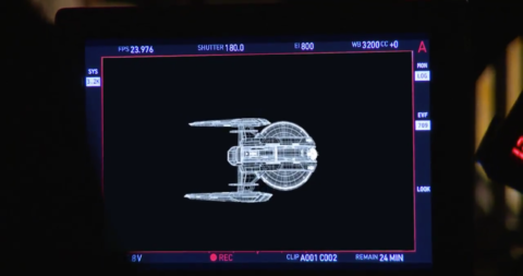 Another Federation Starship - perhaps an evolution of the NX class?