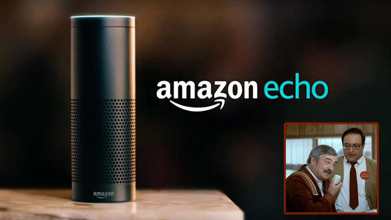 Amazon Echo with Scotty from Star Trek IV: The Voyage Home