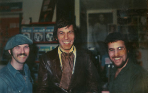 Leonard Nimoy visits the Trading Post (this time, not in cosplay) (credit: Doug Drexler)