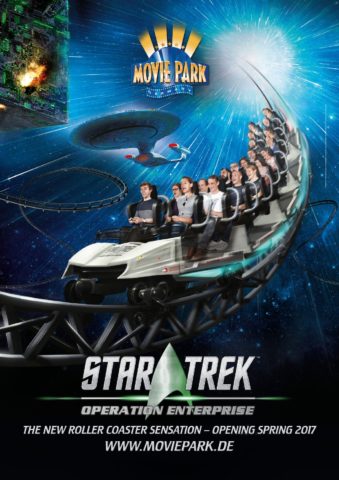 Official poster for "Star Trek: Operation Enterprise" at Movie Park Germany