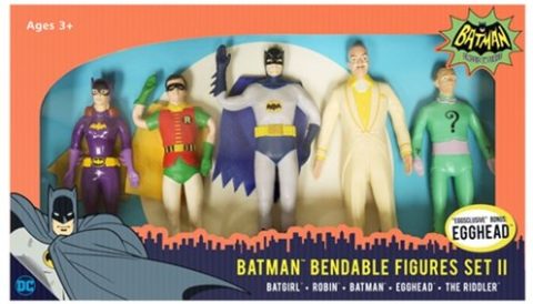 NJ Croce Batman Bendable Figires give you an idea of what they have in mind for Star Trek - coming this summer