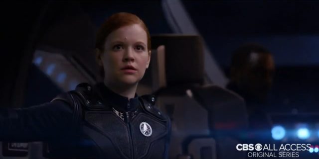 Mary Wiseman as Cadet Tilly in Star Trek: Discovery