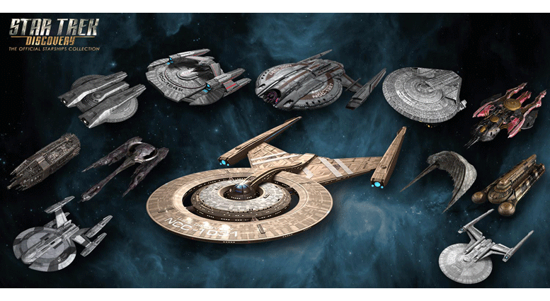Eaglemoss Unveils First Wave Of Star Trek Discovery Ship Models Trekmovie Com