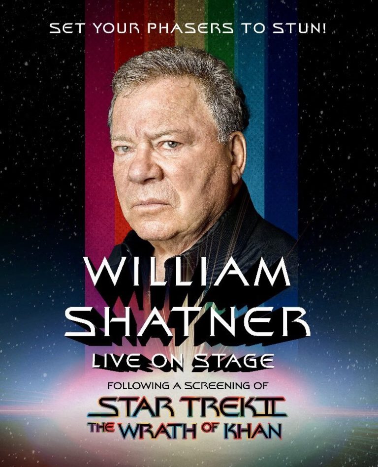 William Shatner Back On Tour With 11 ‘Star Trek II The Wrath