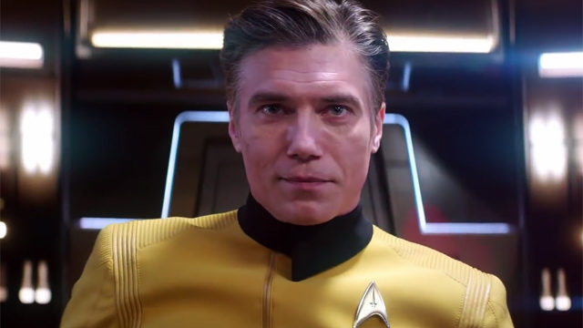 Anson Mount as Captain Pike in Star Trek: Discovery