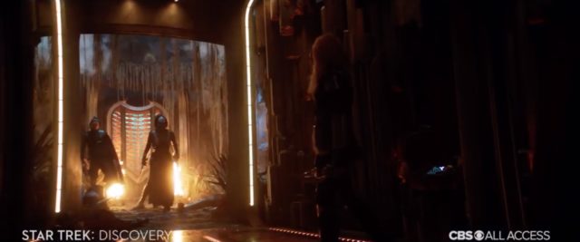 Tyler (Shazad Latif) and L'Rell (Mary Chieffo) in the Star Trek: Discovery season 2 trailer premiered at NYCC