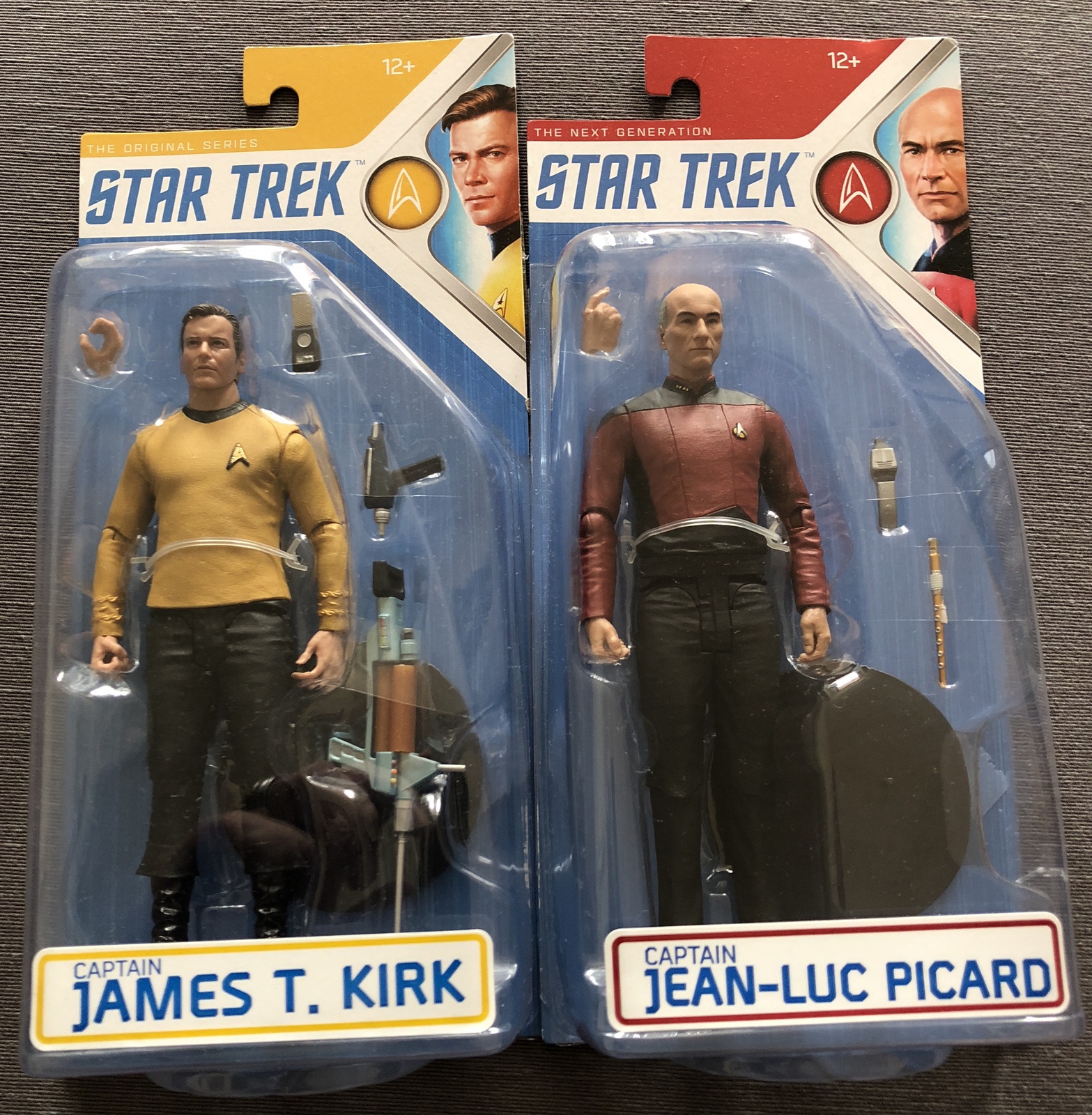 Star Trek 40th Anniversary 2 Case Incentive DUAL Costume Card DC1 Kirk Picard 