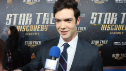 Ethan Peck at the Star Trek: Discovery season 2 red carpet premiere
