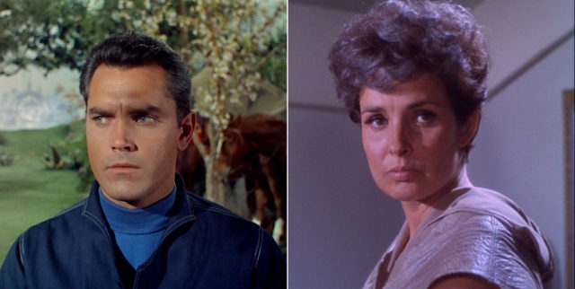 Pike in The Cage, Nancy Crater in The Man Trap - Star Trek