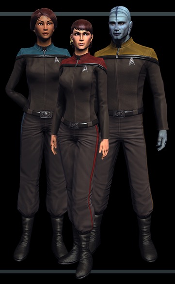 Trek uniform changes star The Long
