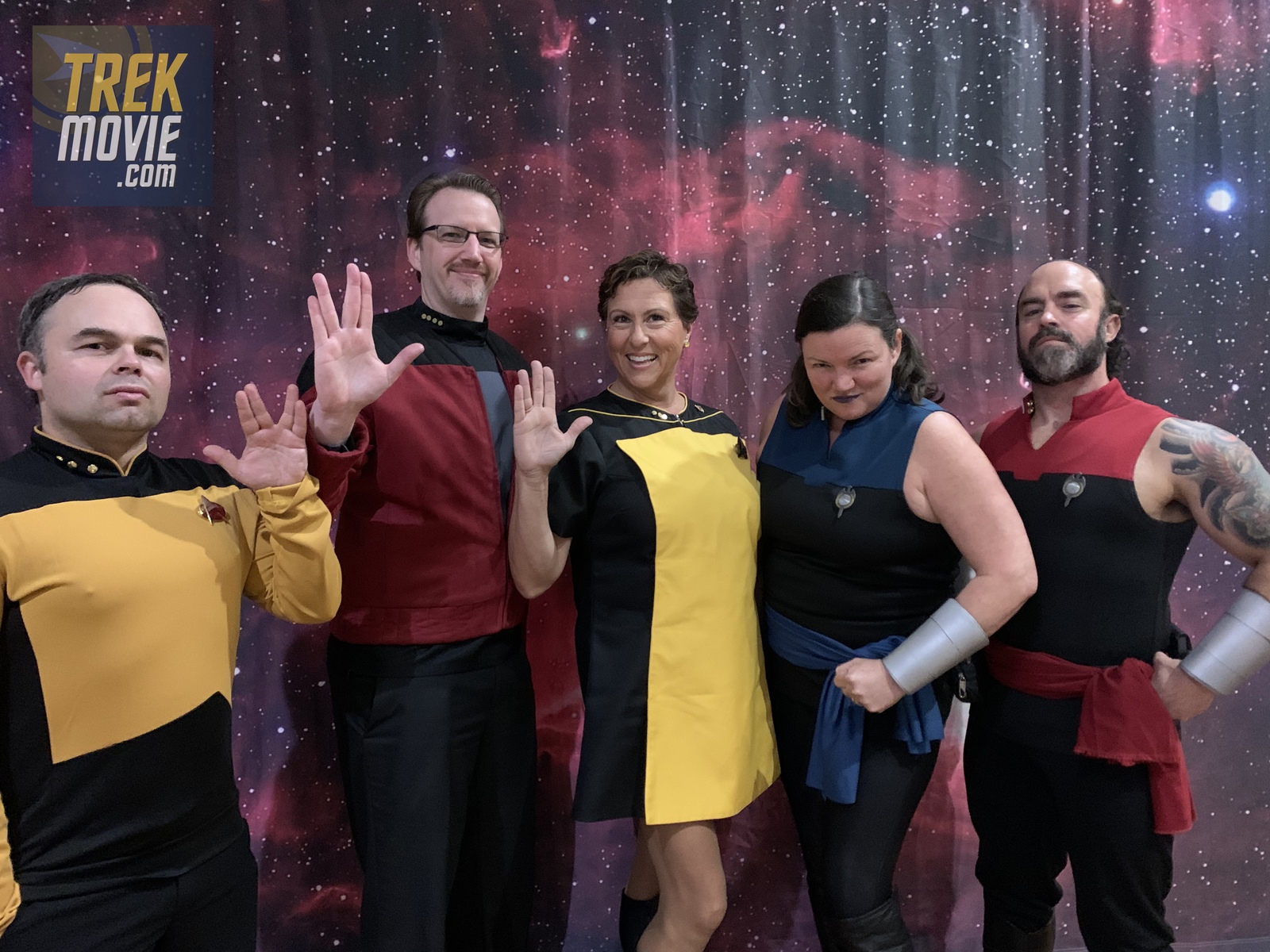 2019 Star Trek Picard Startfleet Uniform Command Red Top Shirt Cosplay Costumes