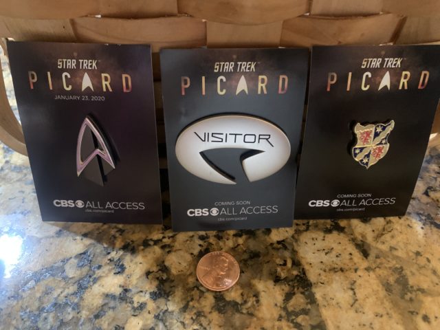 Star Trek: Picard premiere pins