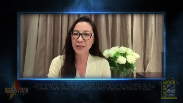 Michelle Yeoh at Comic Con at Home