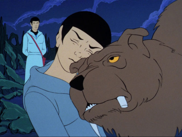 Spock, Spock, and I-Chaya in TAS' "Yesteryear"