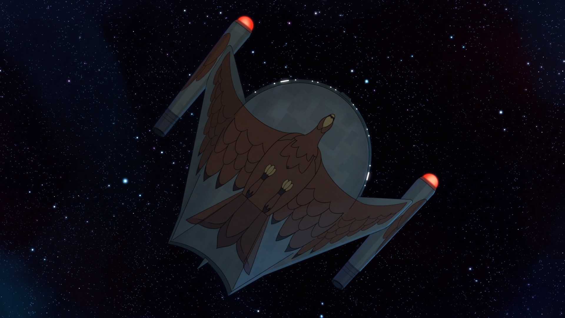 The whole goal of the museum heist was to steal a 23rd-century Romulan Bird ...
