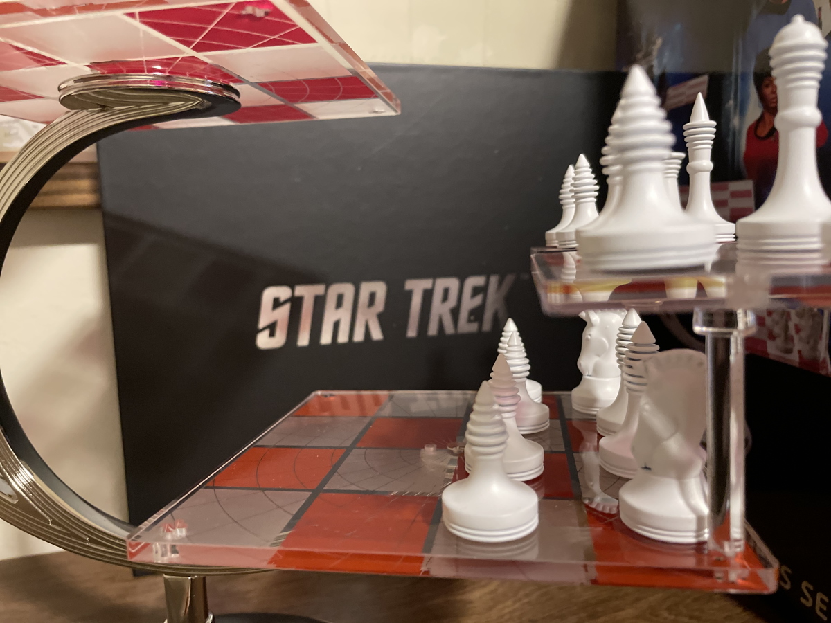 Star Trek Chess Set ORIGINAL SERIES Tridimensional PROP REPLICA ST
