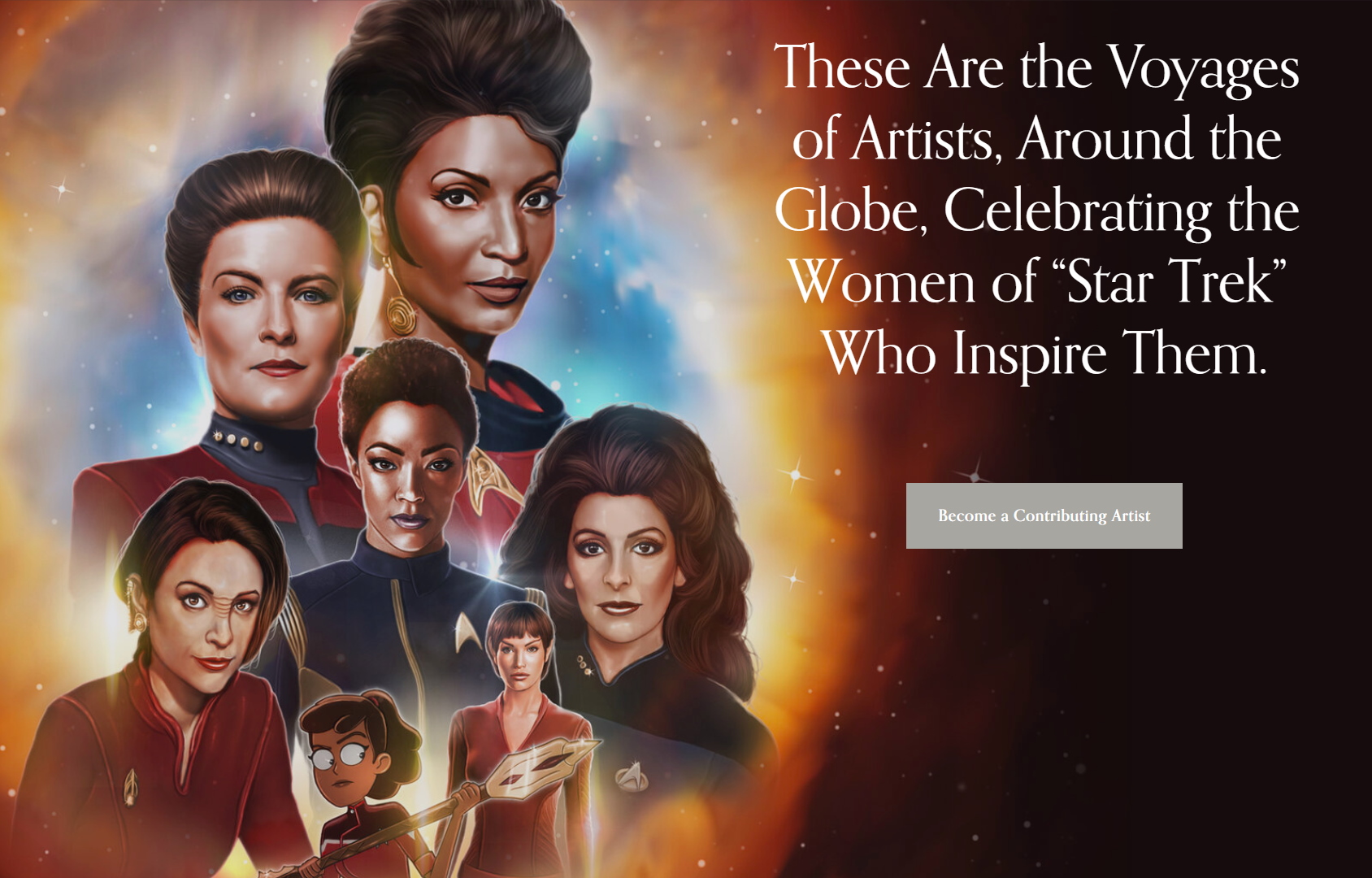 New Fan Art Initiative Shines A On Artists And The Women Of Star Trek Who Inspire Them –