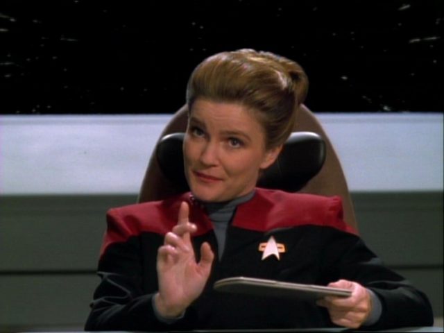 Kate Mulgrew as Captain Kathryn Janeway - Star Trek: Voyager