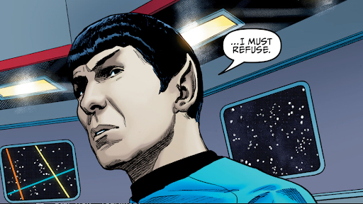 Spock Says No to Captain