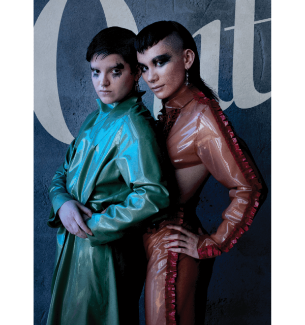 Blu del Barrio and Ian Alexander on Out magazine