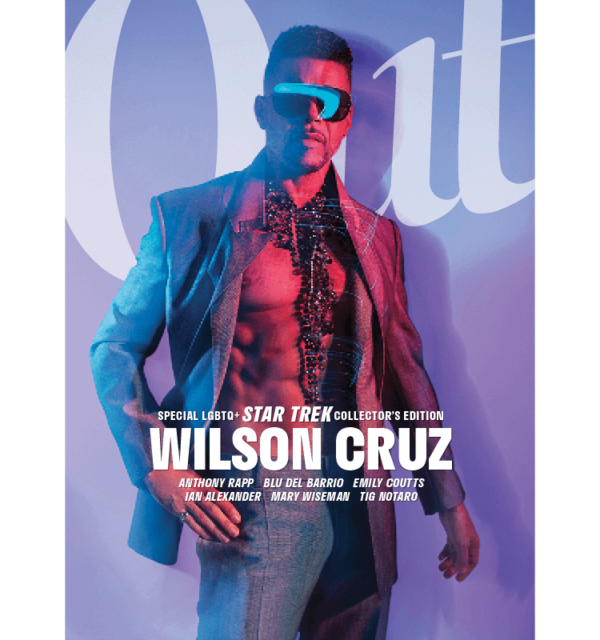 Wilson Cruz on Out Magazine