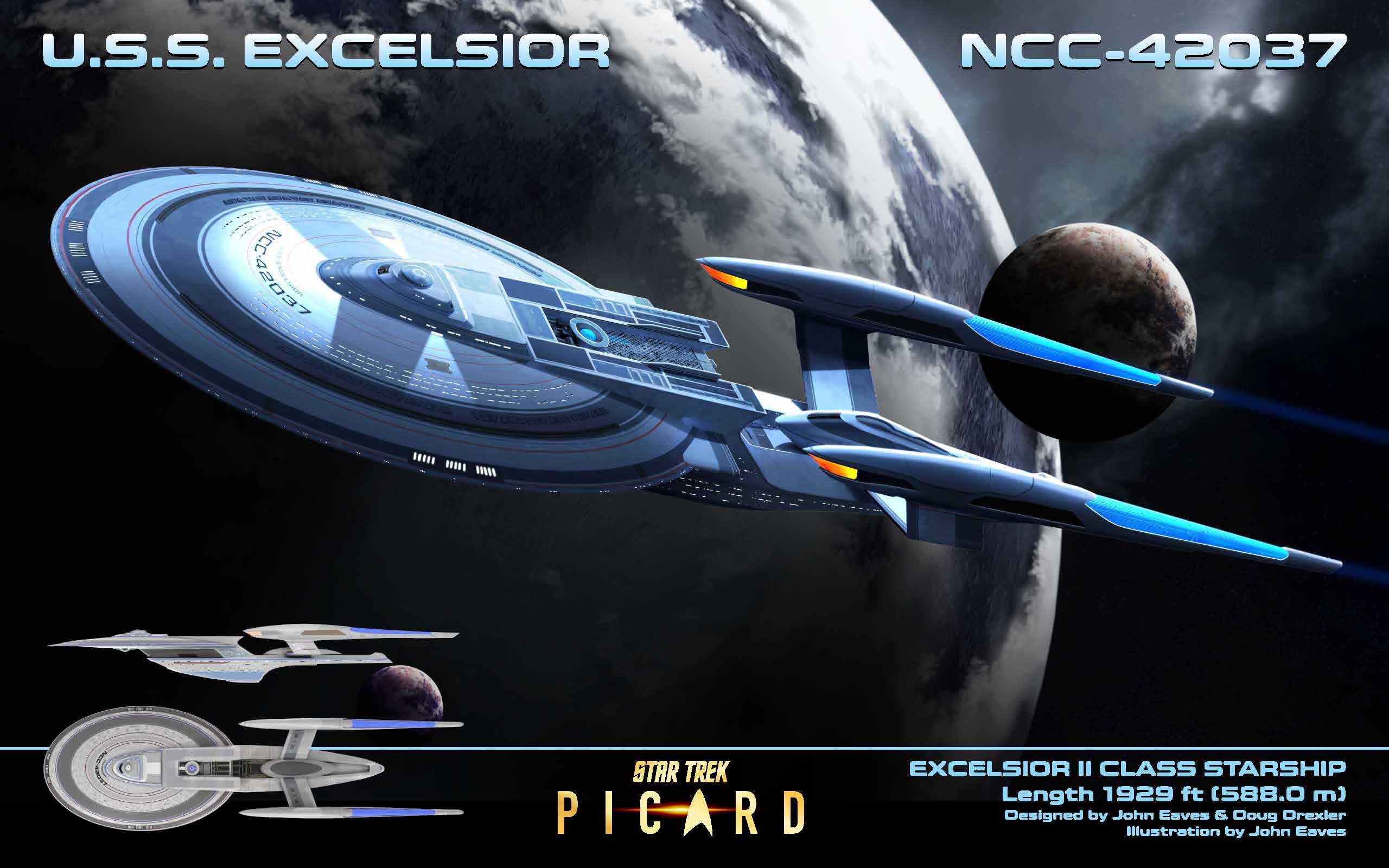 Star Trek Starships EAGLEMOSS EXCELSIOR CLASS REFIT DECALS DECALS ONLY