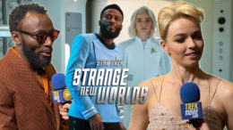 Babs Olusanmokun and Jess Bush - Star Trek: Strange New Worlds - TrekMovie