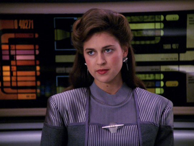 Susan Gibney as Leah Brahms on Star Trek: The Next Generation