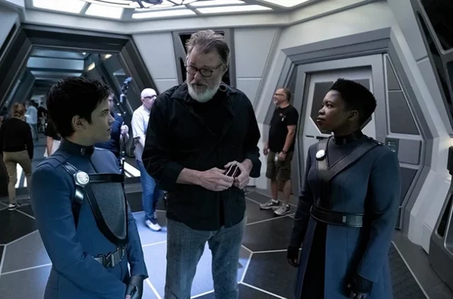 Jonathan Frakes directing Star Trek: Discovery