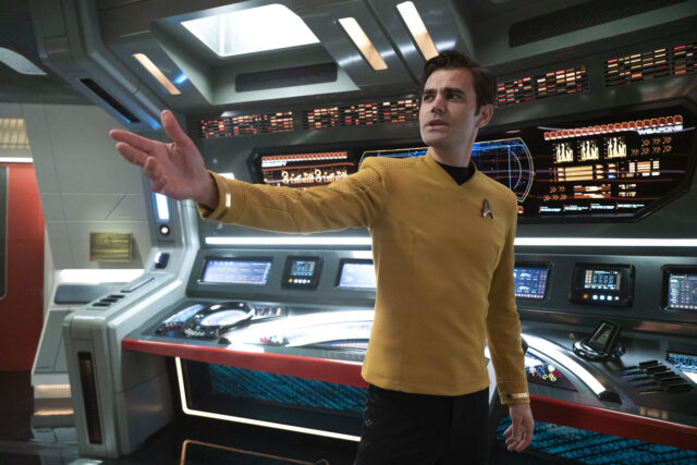 Paul Wesley as James T. Kirk in Star Trek: Strange New Worlds