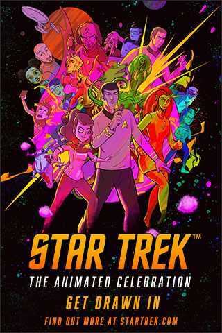 Star Trek: The Animated Celebration poster for Star Trek Day