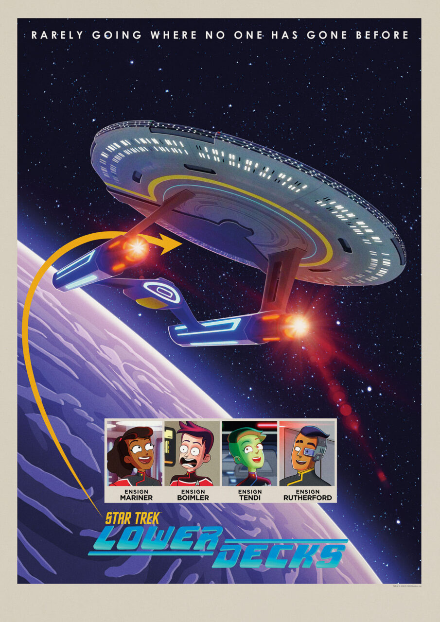 Limited Edition Star Trek Picard And Lower Decks Art Print Posters From Vice Press Go On